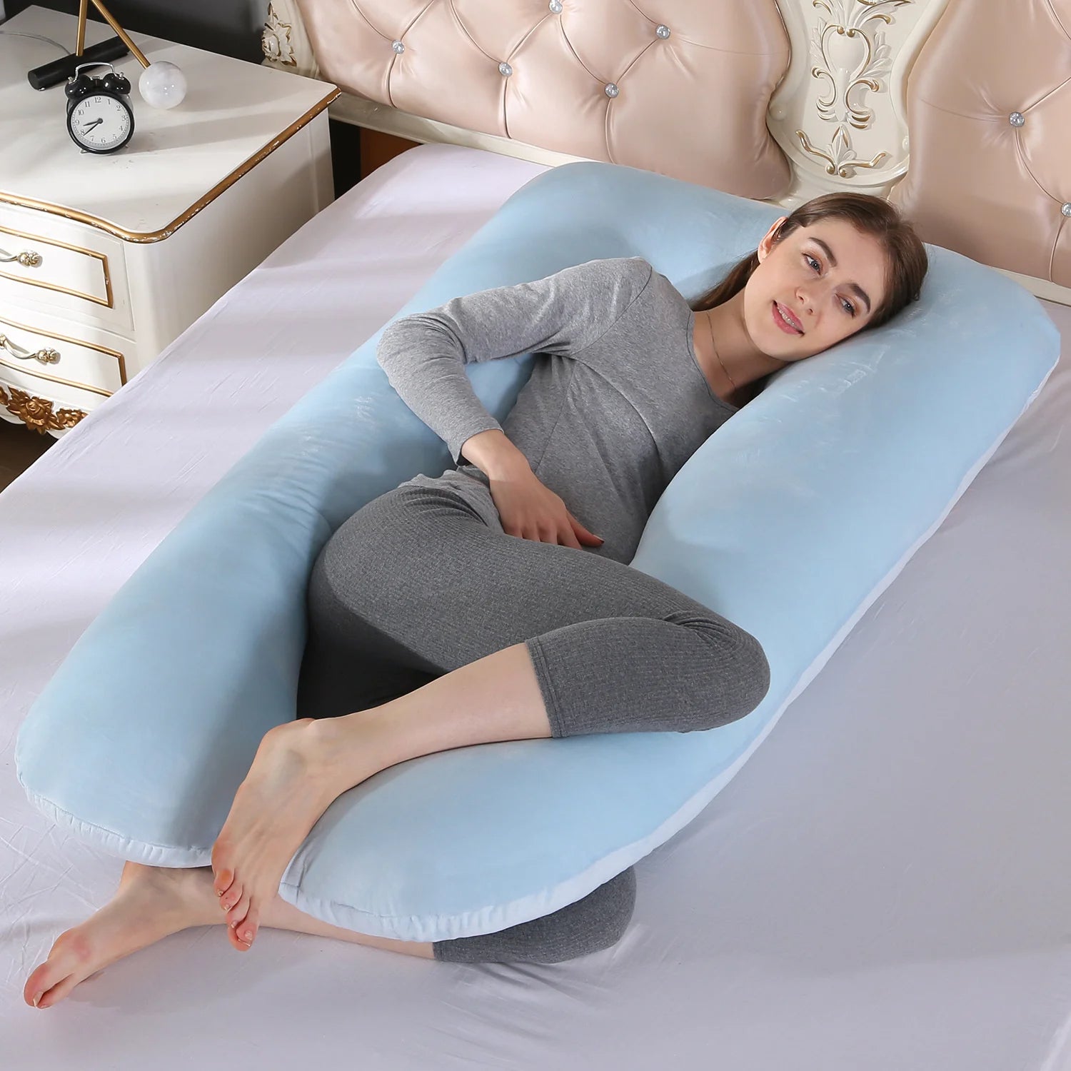 ComfortPillow™ - Genieße unvergleichlichen Komfort und Unterstützung beim Schlafen auf der Seite