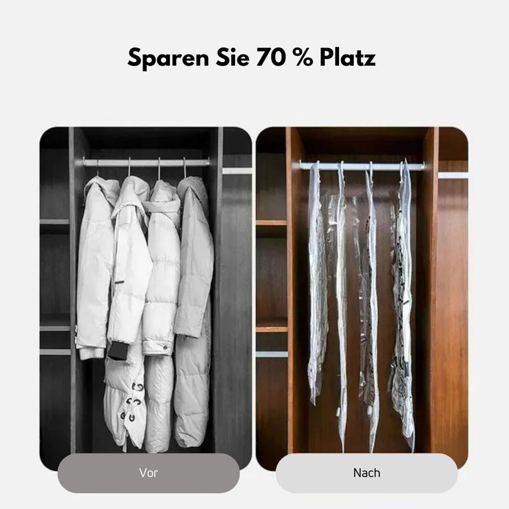 VacHang™ - Schaffe 70% mehr Platz im Kleiderschrank!