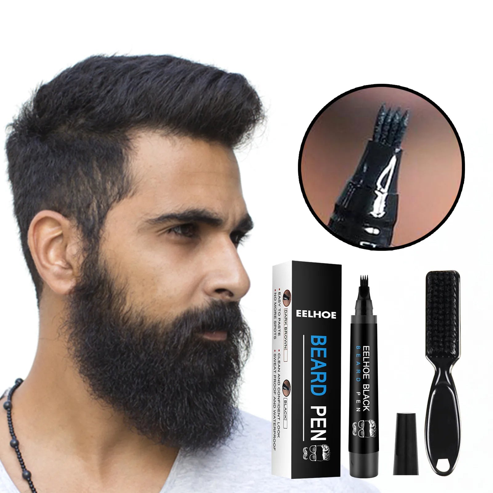 BeardMaster™ - Fühle dich selbstbewusst mit einem volleren Bart in weniger als einer Minute!