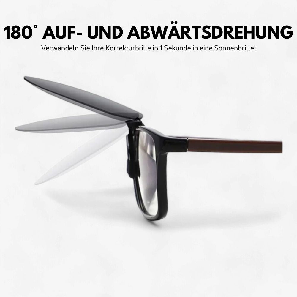 ClearView™ - Verwandelt jede Brille in Sekundenschnelle in eine coole Sonnenbrille