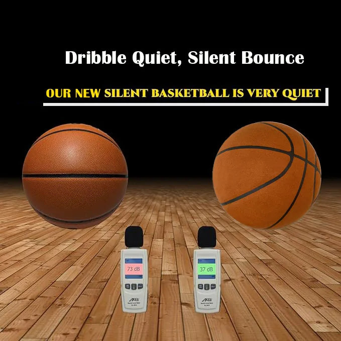 QuietBounce™ – Genießen Sie Basketball in der Halle, ohne lautes Aufprallen!