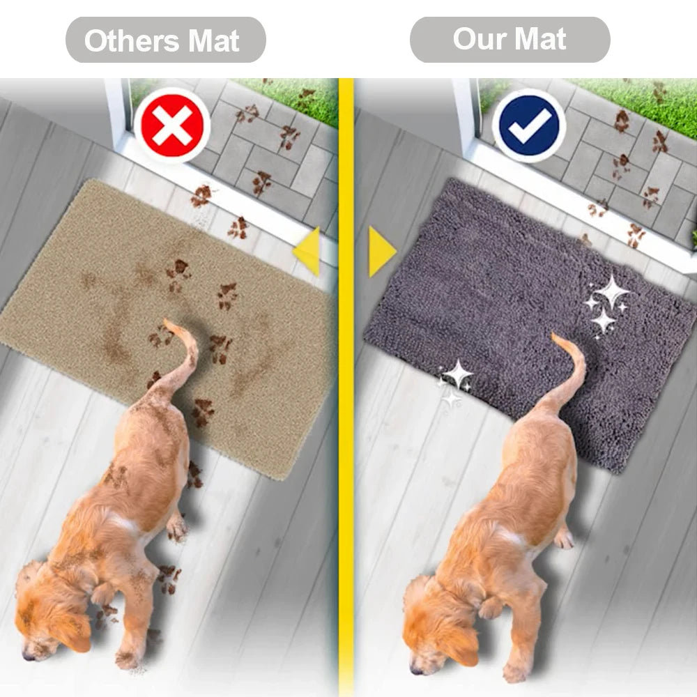MagicMat™ - Kein mühsames Aufräumen mehr, wenn dein Hund nach Hause kommt!