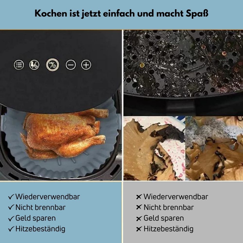 FryEasy™ - Mach dich ans Kochen, ohne Angst vor der Sauerei zu habe