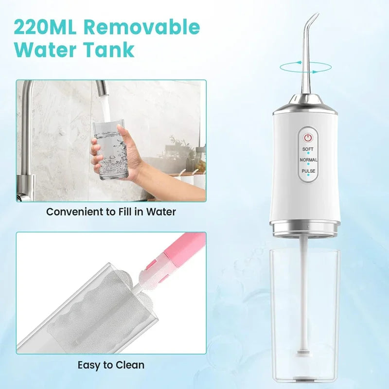 Water Flosser™ – Schluss mit Mundgeruch und schädlichen Keimen!