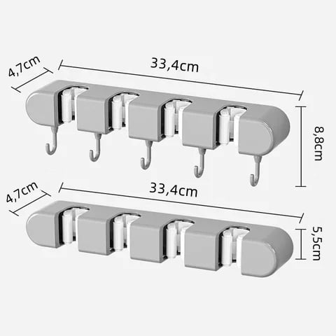 HoldMaster™ - Sichern Sie alle Ihre Mopps ohne Unordnung