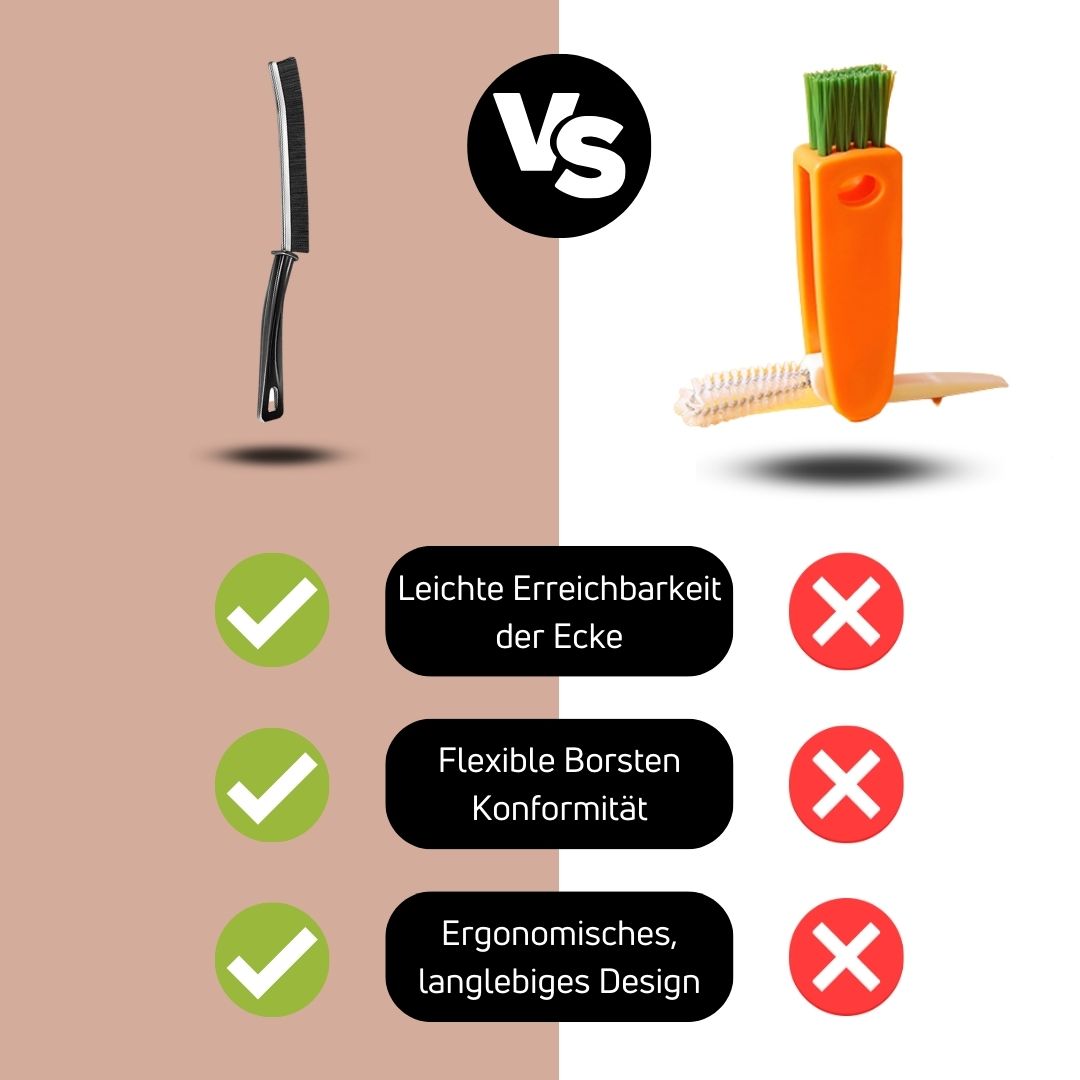 MagicScrub™ - Reinigungsbürste für Klüfte und Ecken