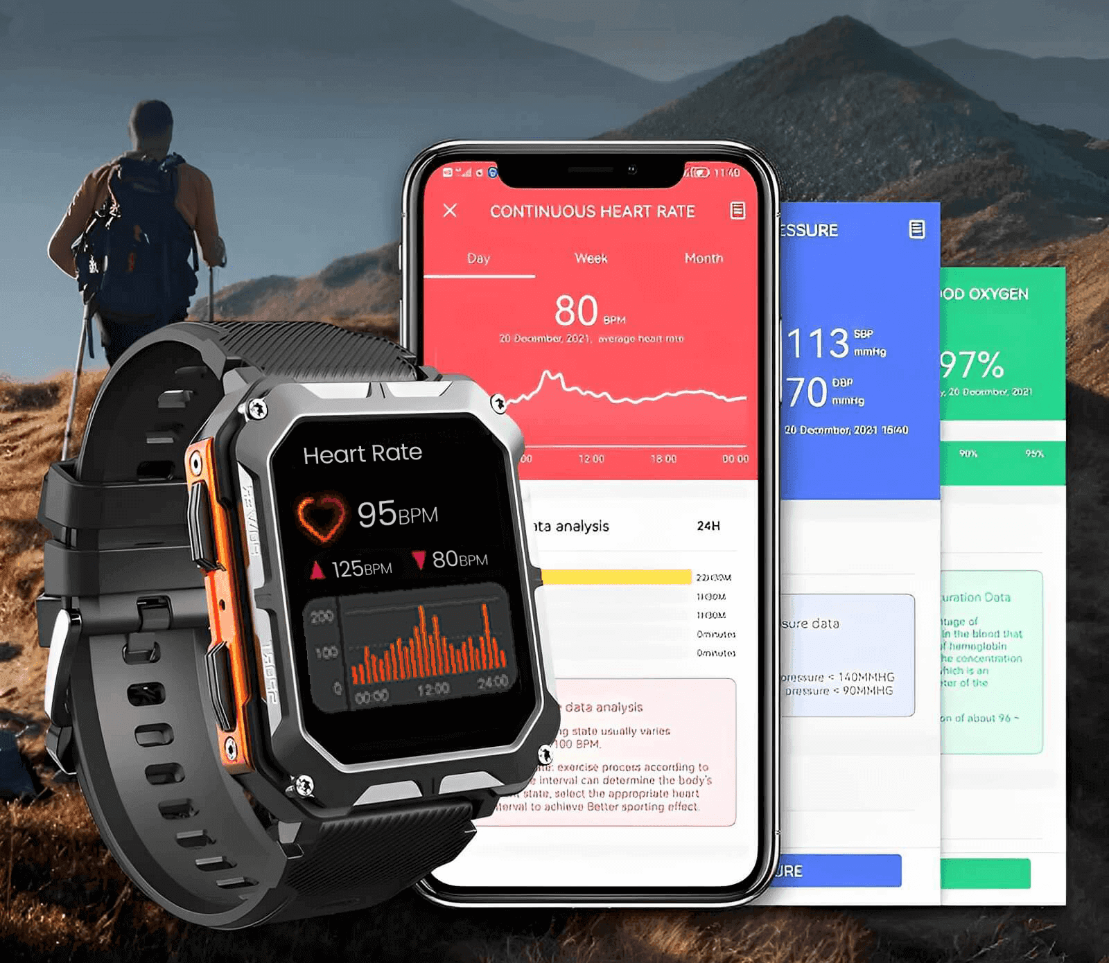 ToughTech™ - Unverwüstliche Smartwatch für alle deine Outdoor-Abenteuer