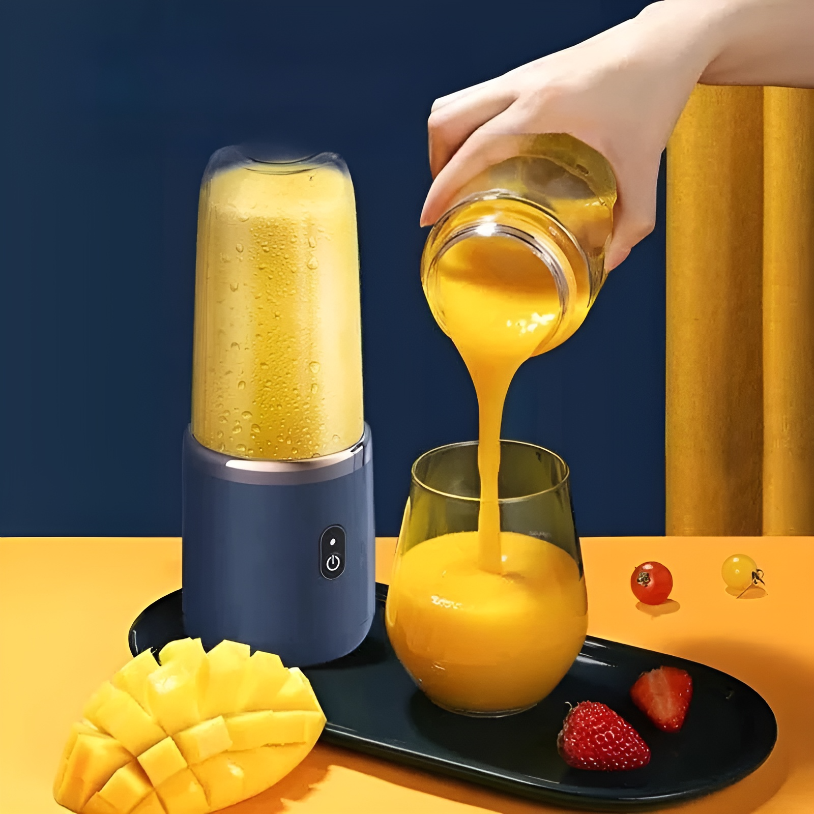 JuiceJoy™️ - Frische Fruchtsäfte im Handumdrehen genießen