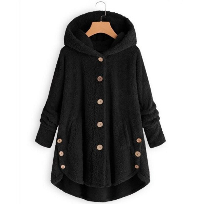 Heidrun™ Winter-Strickjacke aus Samt