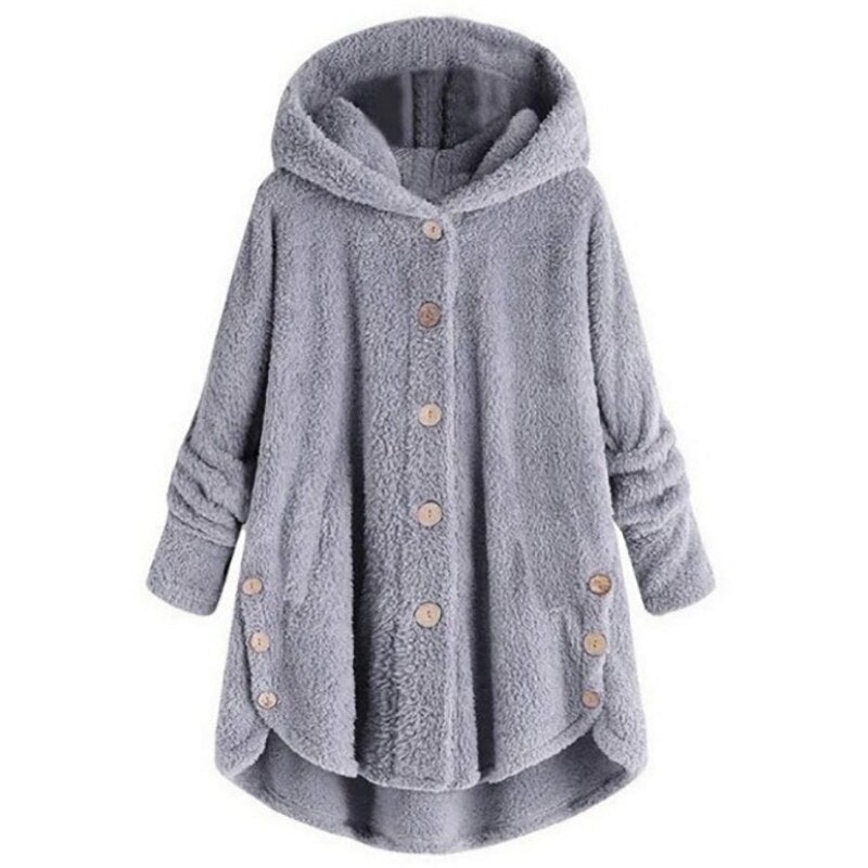 Heidrun™ Winter-Strickjacke aus Samt